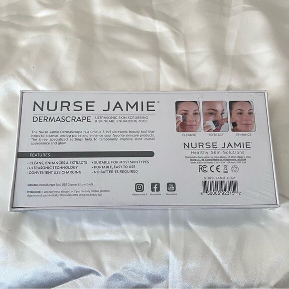 Nurse Jamie Dermascrape Ultrasonic Skin Scrubbing & Skincare Enhancing Tool NEW - Picture 4 of 5